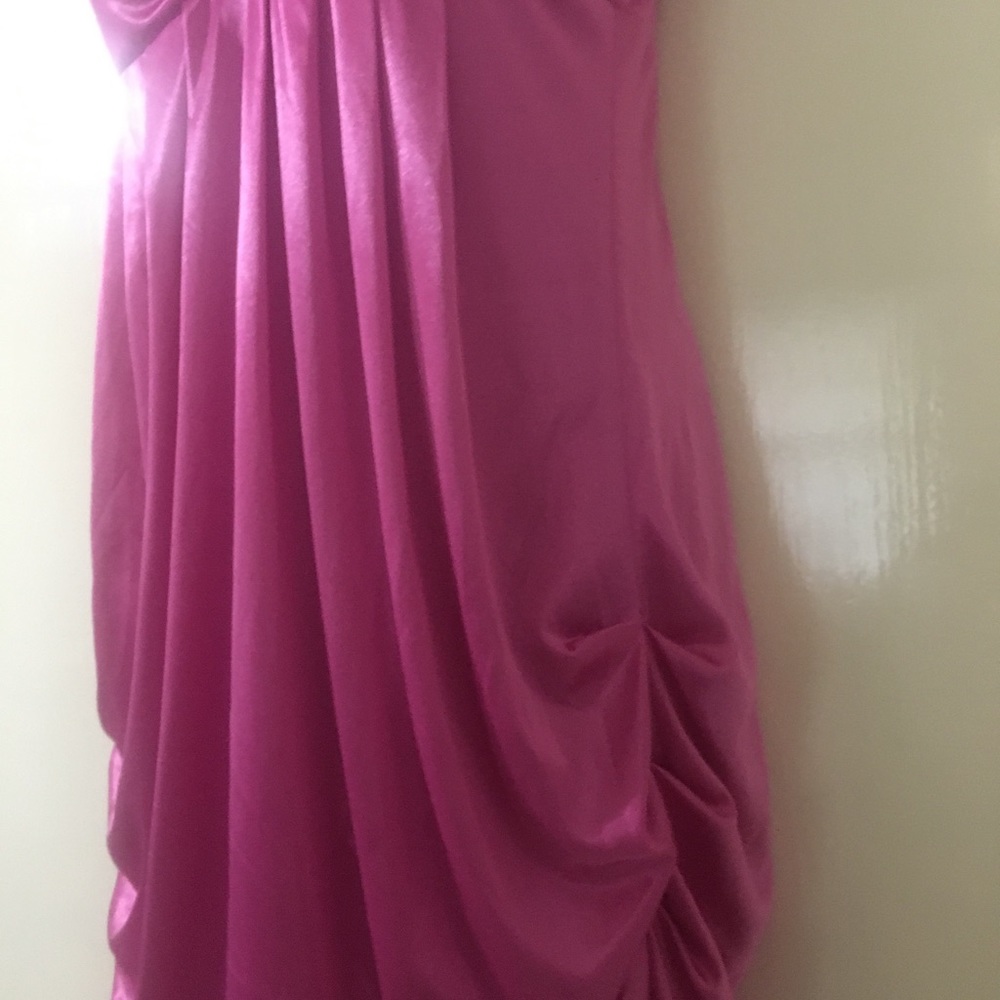 Pink Silk Party Dress - Picture 3 of 4